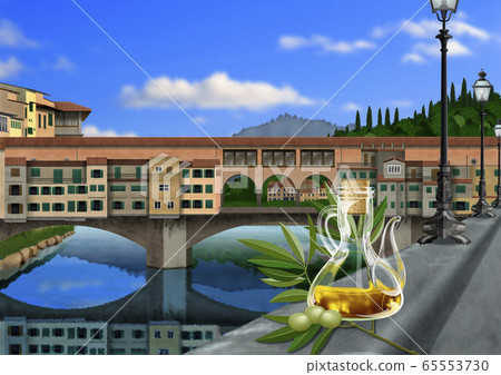 佛羅倫薩老橋和橄欖油的插圖 65553730