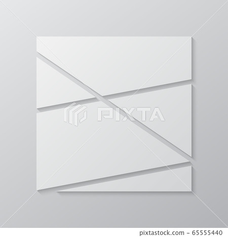 Vector empty collage board five images, photo Vector empty collage board five images, photo 65555440