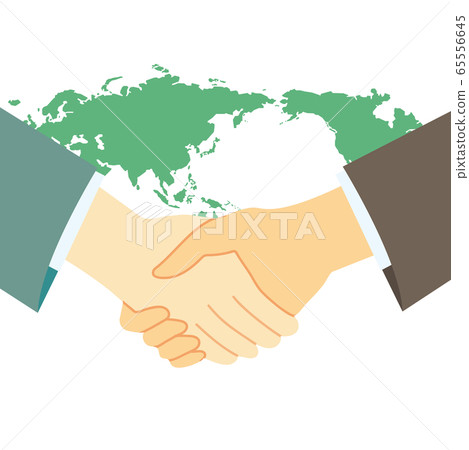 國際交流握手友誼 65556645