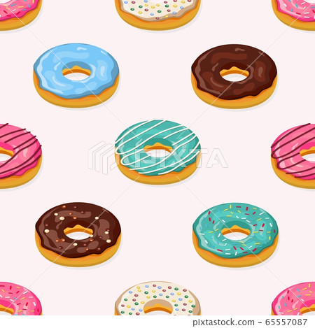 Donuts seamless pattern Donuts seamless pattern 65557087