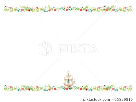 鏡框花鳥8 65559816