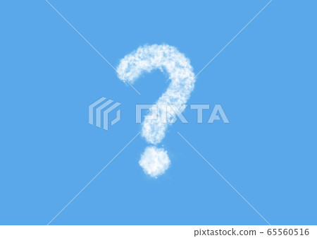 Cloud question mark - Stock Illustration [65560516] - PIXTA