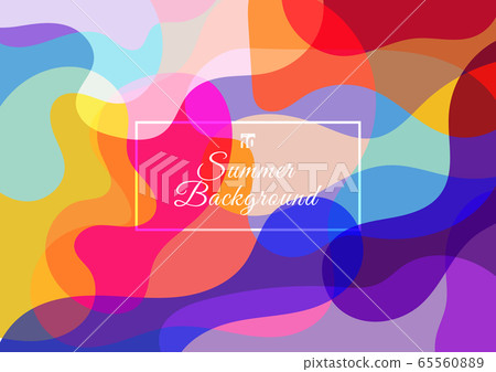 Abstract colorful background consisting fluid wave 65560889