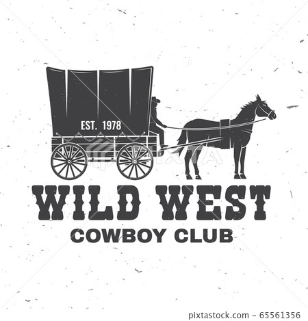 Wild West Cowboys Vintage Tee- Black