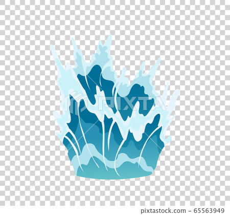 Vector frame water splash for game animation.... - Stock Illustration ...