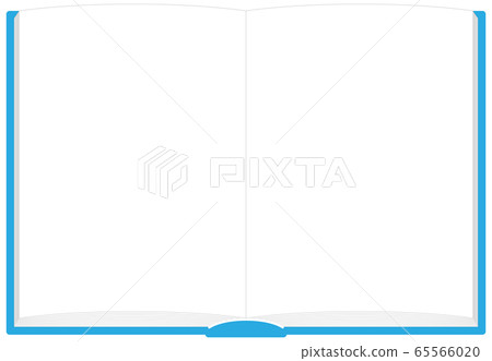 Blank book double page frame illustration vector Blank book double page frame illustration vector 65566020