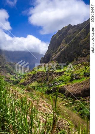 Paul Valley landscape in Santo Antao island, Cape 65566447