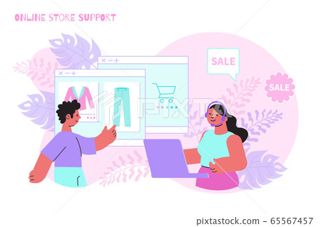 Online Store Support Service  65567457