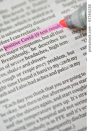 A Highlighter Marker on newspaper News about A Highlighter Marker on newspaper News about 65568288