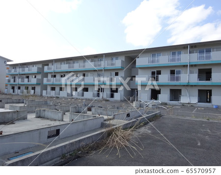 Great East Japan Earthquake Yamada Town 65570957