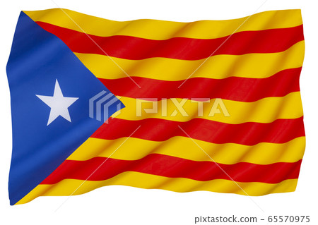 The Senyera Estelada - Catalonia - Spain 65570975