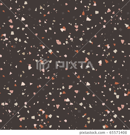 Vector abstract terrazzo seamless pattern. Vector abstract terrazzo seamless pattern. 65571408