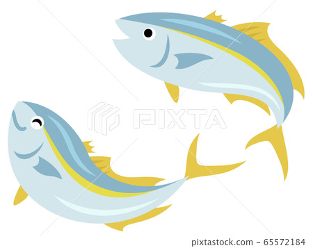 彈跳黃尾魚插圖集 65572184