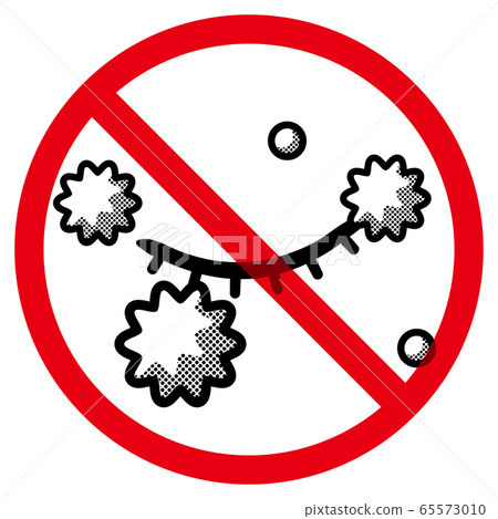 Virus and ban mark 65573010