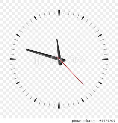 Clock Face Vector Cartoon Simple Watch Stock Illustration 65575205 Pixta