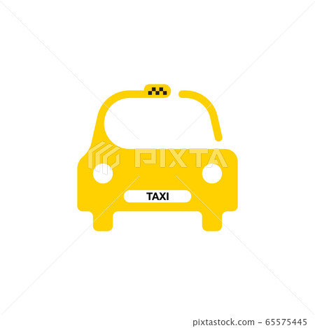 Taxi icon car. Sign for logotype design. Flat vector illustration EPS10 Taxi icon car. Sign for logotype design. Flat vector illustration EPS10 65575445