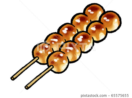 Mitarashi dumpling  65575655