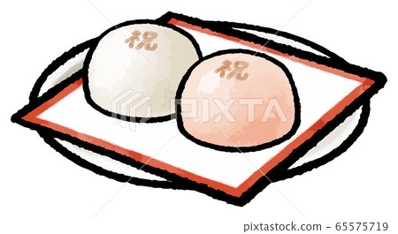 　紅白饅頭 65575719