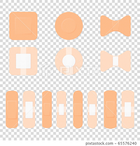 Vector 3d Realistic Medical Patch Icon Set Closeup Isolated on Transparent Background. Design Template Adhesive Bandage Elastic Medical Plasters. Front and Back Side View Vector 3d Realistic Medical Patch Icon Set Closeup Isolated on Transparent Background. Design Template Adhesive Bandage Elastic Medical Plasters. Front and Back Side View 65576240