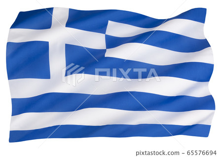 The flag of Greece The flag of Greece 65576694