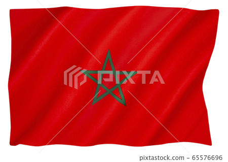The national flag of Morocco The national flag of Morocco 65576696