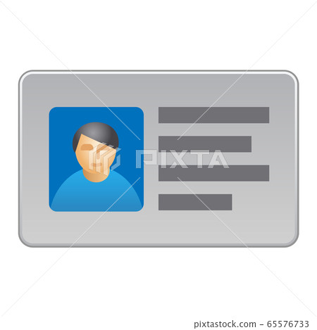 identification personal card identification personal card 65576733