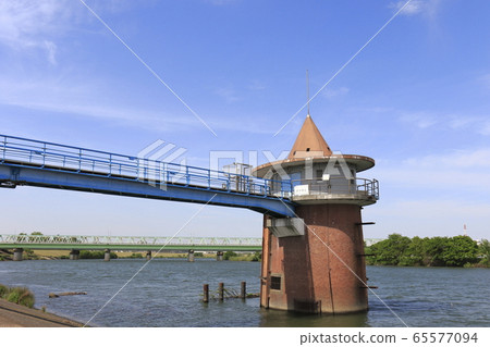 東京葛飾區神奈町神奈町淨水廠進水塔 65577094