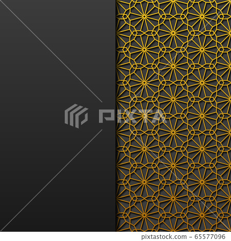 Background with traditional ornament. Vector illustration. 65577096