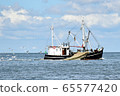 Fishing in the North Sea near Busum in North Frisia (Germany) 65577420