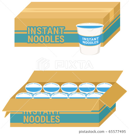 Instant noodles in cardboard 65577495