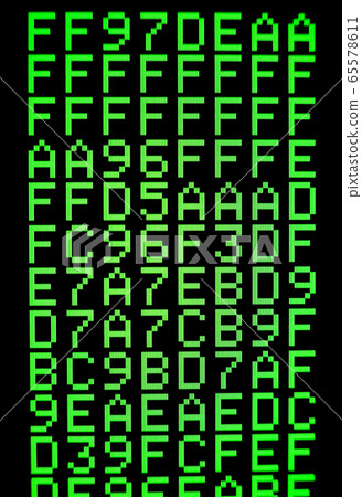 Computer code on the screen Computer code on the screen 65578611