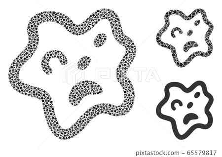 Tuberous Bacteria Icon Collage Tuberous Bacteria Icon Collage 65579817