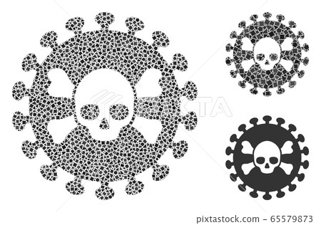 Tuberous Deadly Virus Icon Mosaic Tuberous Deadly Virus Icon Mosaic 65579873