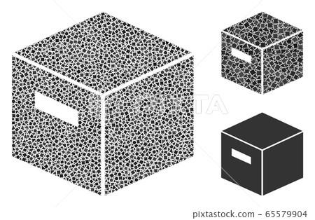 Irregular Goods Box Icon Mosaic Irregular Goods Box Icon Mosaic 65579904