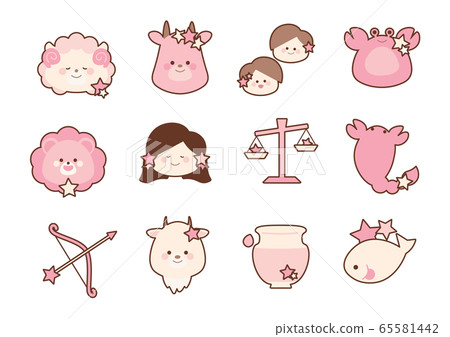 提供12個星座設定線 65581442