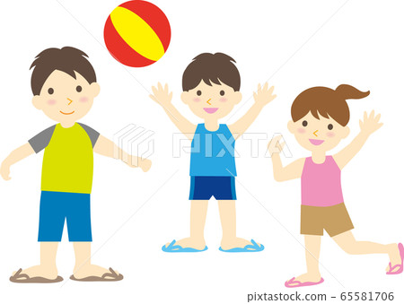 Person playing with a ball 65581706