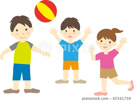 Person playing with balls short sleeve 65581739