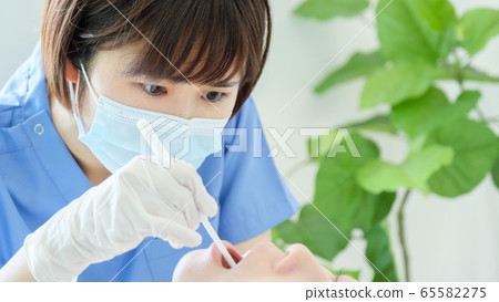 牙醫身體檢查圖像 牙醫身體檢查圖像 65582275