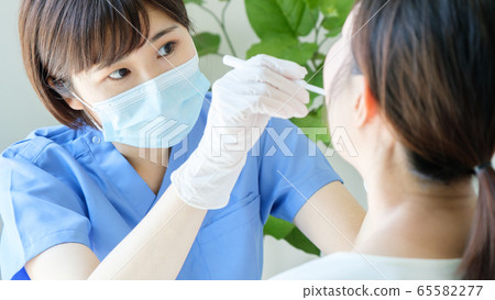 牙醫身體檢查圖像 牙醫身體檢查圖像 65582277