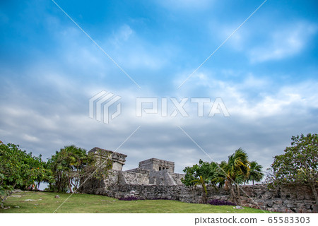 Mexico Tulum Ruins Temple 65583303