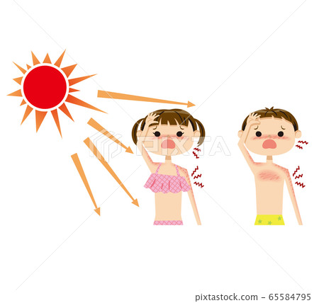 Children swimwear tan 01 sun upper body 65584795
