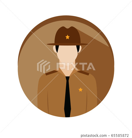 Isolated ranger icon 65585872