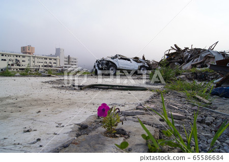 Five months after the Great East Japan Earthquake Around Minamisanriku Town 65586684