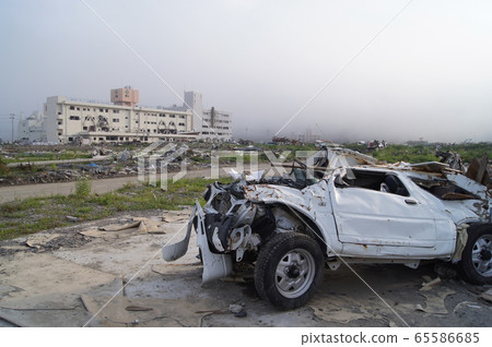 Five months after the Great East Japan Earthquake Around Minamisanriku Town 65586685
