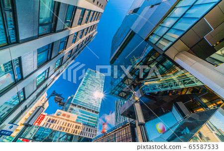 Tokyo cityscape in Japan, overlooking Shibuya station, redevelopment, Tokyu Plaza, etc. Tokyo cityscape in Japan, overlooking Shibuya station, redevelopment, Tokyu Plaza, etc. 65587533