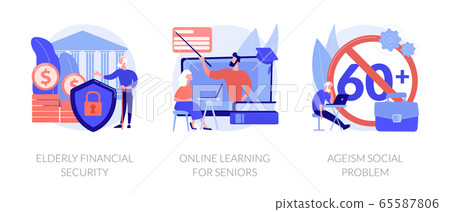 Education for old people abstract metaphors 65587806