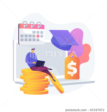 Student loan payments deferred abstract concept vector illustration. Student loan payments deferred abstract concept vector illustration. 65587972