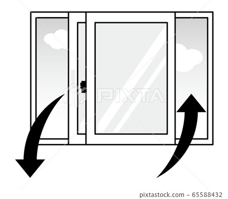 一窗通風：換氣、路徑、黑白、單色 65588432