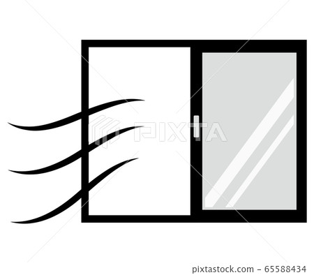 通風窗圖標黑白單色 65588434