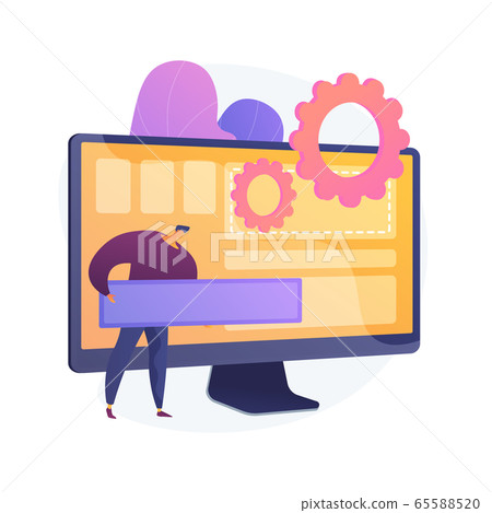 Software development vector concept metaphor. 65588520